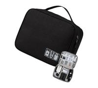 Multi Purpose Oxfords Fabric Storage Organiser Pouches for Technology Accessories Cosmetics Travel Essential Portable Digital Accessories Case