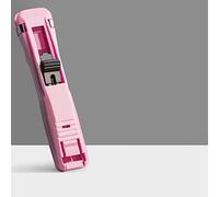 Multi Purpose Paper Clam Clip Dispenser Time Saving for Student Tests and Document Binding Lightweight Plastic (Pink)
