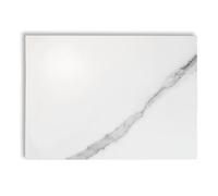 Multi-Purpose Pastry Marble Design Stone Tray Cutting Board Slab With Non-Slip Feet,Stone Cheese Pastry Board, Serving Tray, Easy To Clean(16" x 12") (XR902, 16 * 12)