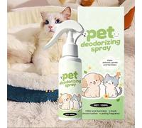 Multi-Purpose Pet Odor Eliminator Spray, 100ml Instant Pet Odor Eliminator Spray, Anti Chew Spray & Puppy Toilet Training Aid, Dog Behaviour Corrector for Indoor & Outdoor Use (1pc)
