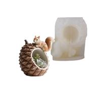 Multi Purpose Pinecone Silicone Mold Craft Unique Planter Trinkets Dishes Candlestick Holders Using Resin or Cement Pinecone Custodian Planter Silicone Mold