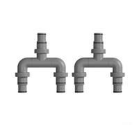 Multi Purpose Pool Hose Connector 3 Way T Connector for 32 mm and 38 mm Hose Sizes for Pool For Filter and Heater Connections (1.5in three)