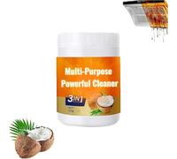 Multi-Purpose Powerful Cleaner for Kitchen, 260g Heavy Duty Degreaser, 3 In 1 Stainless Coconut Oil Cleaning Paste, Removes Stains on Microwave,Oven & Stove Top (1PC)