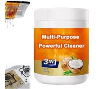 Multi-Purpose Powerful Cleaner for Kitchen, 3 in 1 Stainless Coconut Oil Cleaning Paste, Microwave Cleaner, Heavy Duty Oven Cleaner, for Tiles, Kitchen, Toilet (1pcs)