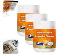 Multi-Purpose Powerful Cleaner for Kitchen, 3 in 1 Stainless Coconut Oil Cleaning Paste, Microwave Cleaner, Heavy Duty Oven Cleaner, for Tiles, Kitchen, Toilet (3pcs)