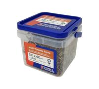 Multi-Purpose Pozi Compatible Screw CSK ST ZYP 5.0 x 60mm Tub 500