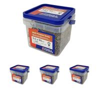 Multi-Purpose Pozi Compatible Screw CSK ST ZYP 5.0 x 90mm Tub 350 (Pack of 4)