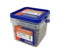 Multi-Purpose Pozi Compatible Screw CSK ST ZYP 6.0 x 100mm Tub 200