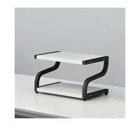 Multi-Purpose Printer Stand & Desk nizer, Wood Storage Shelf for Home Office, Microwave Cart, Ideal for Small Spaces (Yellow)