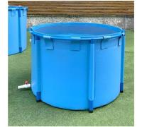 Multi-purpose PVC Fish Pond - Large Circular Temporary Aquaculture Tank, Foldable
