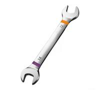 Multi Purpose Rainbow Open End Wrench Constructed From Chromium Vanadium Alloy Offering Secure Grip And Long Service Life For Ideal For Home Garden Auto Tasks With Bright Colors For Quick Finding(G)