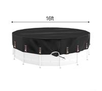 Multi Purpose Round Pool Cover Effective Dust & Debris Blocker for Safe Swimming for Families with Children (16 feet)