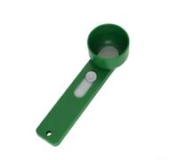 Multi Purpose Scoop, Pack with Built-in Funnel, Reusable Coffee and Spice Scoop, Ergonomic Handle for Mess- Pouring, ABS Plastic for Kitchen and Fitness Use(green)