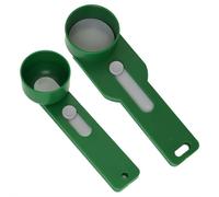 Multi Purpose Scoop with Built in Funnel, 2pcs Powderpal Mess-Free Powder Scoop, Multifunctional Powder Sliding Spoon, Collagen Formula Coffee Scoops & Funnels System for Narrow Bottles