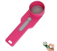 Multi Purpose Scoop with Built in Funnel,Mess-Free Multipurpose Scoop with Funnel for Easy Dispensing of Protein Powder, Collagen, Coffee & More into Narrow Bottles (Pink, 4TBS 1PCS)