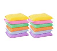 Multi-Purpose Scouring Pads by Scrub-It/Non- Scratch Cleaning for Pots, Pans, Dishes, Utensils & Non-Stick Cookware - Sponge Use for Kitchen, Bathroom (12pcs)