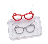 Multi Purpose Silicone Face and Glasses Mold for Clay Artists with Safe Materials Kids Craft Supplies Miniature Face Mold