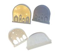 Multi Purpose Silicone Mold for Crafting Night Light Arched House Holder Decoration Mold Jewelry Making Tool Professional Handicraft