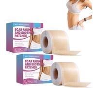 Multi-Purpose Skin Care Tape Roll (150cmx4cm) - Lightweight & Breathable Protective Barrier, Silicone Scar Tape for Wound Covering, Dressing Fixation & Sensitive Skin Care (B-2roll)