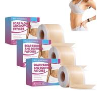 Multi-Purpose Skin Care Tape Roll (150cmx4cm) - Lightweight & Breathable Protective Barrier, Silicone Scar Tape for Wound Covering, Dressing Fixation & Sensitive Skin Care (C-3roll)