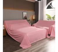 Multi-Purpose Sofa Dust Cover Soft Brushed Fabric Modern & Simple Design Perfect for Sofa Bed Table TV Chair Car Renovation Dust Protection (240 x 400 cm/94.5 x 157.5 in)