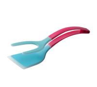 Multi-Purpose Spatula - 2 in 1 Flipper, Kitchen Accessory with Comfortable Grip, Cooking Tool with Non-Slip Design, Stainless Steel Utensil, Food Turner for Breakfast Lunch Dinner Grilling