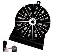 Multi-purpose Spin Wheel Game - Spin the Wheel Game - Party Spin Wheel with Office Award Stand, Acrylic Spin Wheel for Prizes, Spin Wheel for Promotional Awards