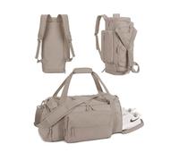 Multi-Purpose Sports Gym Bag with Shoe Compartment, Convertible Backpack & Duffle for Travel, Outdoor, and Workout Organizati