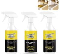 Multi-Purpose Stain Remover, Foam Cleaner Spray, A Powerful Cleaner For Kitchens, Fast Acting Remover For Kitchen Countertops, Floors, Toilets, Cars, Removes all types of Stains (3PCS)