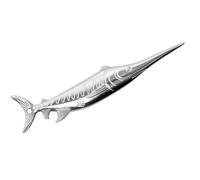 Multi-Purpose Stainless Steel Marlin Spike - Marlin Fish Replica Paracord Tool Beer Bottle Opener for Knotting Lacing and Rope Projects for Sailors Boaters DIY Users