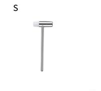 Multi-Purpose Steel Mini Dead DIY Dual Head Plus Abs Plastic Jewelry Making Mallet Non-Slip Watchmaker Ball Pein Hammer Having Alloy Handle for Blow (S)