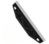 Multi-Purpose Straight Edge Tool, 30.4 cm Long Paint Shield, Black Paint Trim Guard, Straight Paint Guard, Stainless Steel Edge Painters Tool, Paint Wallpaper Scraper for Precision Smearing Repairing