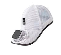 Multi Purpose Sun Security Hat Containing 600mAh Battery Fan and Extended Brim Construction Best Outdoor Lovers