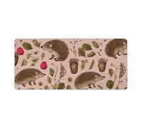 Multi Purpose Table Mat, Hedgehog Print Printed Office Desk Protector, Computer Game Mousemat, Suitable for All Types of Tables