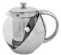 Multi-purpose Teapot with Transparent Glass and Stainless Steel for Tea, Infusions or Coffee with Filter (500 ml)