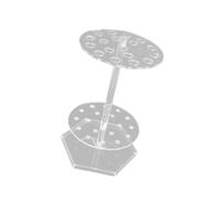 Multi-Purpose Test Tube Holder Clear Rack Centrifugal Pipette Organizer for Lab and Science Lab Tube Storage