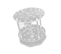 Multi-Purpose Test Tube Holder Clear Rack Centrifugal Pipette Organizer for Lab and Science Lab Tube Storage