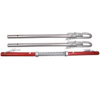 Multi-purpose Tow Bar for Vehicles - 3 to 50 Tons Capacity, Heavy Duty Towing Pole, SUVs with Anti-Collision Shock Springs(3t)