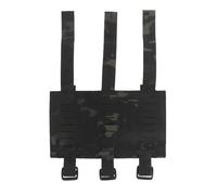 Multi-Purpose Triple Flexible Mag Pouch Panel, Waterproof Adjustable Molle Elastic Triple Equipment Pack Compatible with 5.56 Etc(Bkcp)