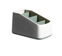 Multi Purpose TV Remote Control Storage Box Tidy Organizer Case with 4 Grids to Declutter Your Space (green)