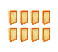 Multi-purpose Vacuum Cleaners Hepa Filter ，Compatible With Karcher WD4/WD5/WD6/MV4/MV5/MV6 Flat Fold Filter, Replacement For 2.863-005.0(8pcs)