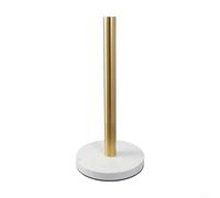 Multi Purpose Vertical Shelf Marble & Metal Paper Towel Holder for Home Use (Style one)