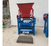 Multi-Purpose Vibrating Semi-Automatic Brick Maker, Perfect for Rural Self-Building, Village Roads & Small Workshops, Works with Shale, Sand & Cement Mixtures, Manual Feeding,Sturdy Steel Structure