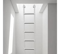 Multi Purpose Wall Mounted Fire Escape Ladder 100 300cm Safe Emergency Exit for Loft Bunk Beds Basement 240cm/94in Egress Solution for Quick Evacuation