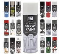 Multi-Purpose White Matt Spray Paint 400ml, Professional Quality Aerosol cans spray for All-Purpose, Interior Exterior & Household for Metal, Wood, Ceramics, Plastic, Walls with Perfect Finish