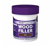 Multi-Purpose Wood Filler Dark, Long-Lasting Wood Repair Compound, Non-Shrink Formula, Interior & Exterior Use, Durable Repair Paste for Cracks, Holes & Surface Damage,250g