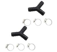 Multi Purpose Y Type Washing Machine Drainage Tube, Black | Leak Resistant, Y Type Washing Machine Drainage Tube for Household Application, Heavy Duty Drains Pipe Set