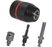 Multi-Quick Change Keyless Chuck High Speed Steel Electric Tool 1/2-20UNF Mount Quick Drill Chuck Tools