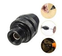 Multi Quick Change Keyless Chuck Universal Chuck Replacement for Dremel 4486 Rotary Tools Drill Accessories 0.4-3.2MM Faster Bit