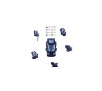 Multi Recliner Swivel ISOFIX R129 360 Rotating Car Vehicle Padded Baby Child Kid Seat Booster For Stage 0123